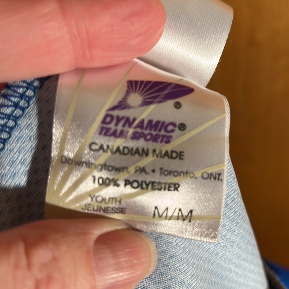 Blue mesh Dynamic team sports shorts elastic drawstring waist size M girls EUC - Picture 11 of 11